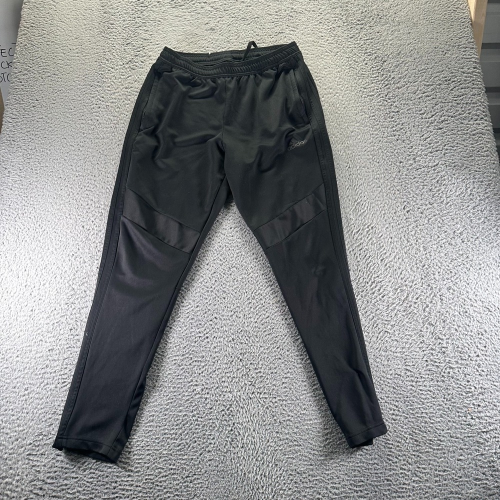 Adidas Aeroready Pant‎ Mens L Black Track Tapered Leg Activewear Sports Running